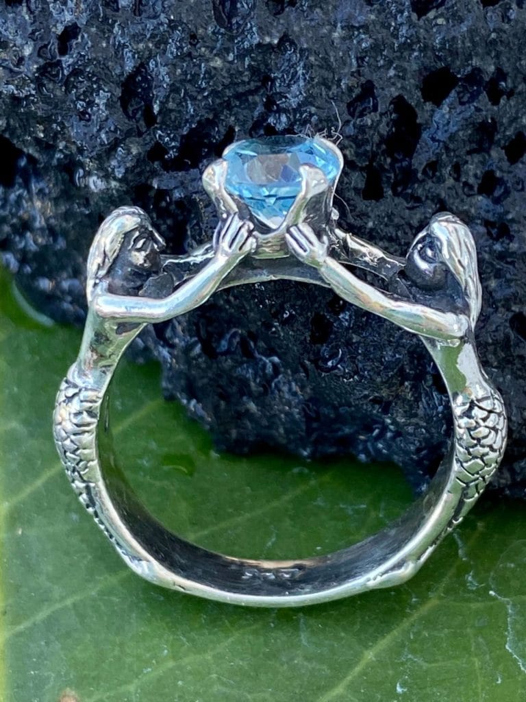 Charm Sirena In Argento Sterling 925 - Ciondolo Singolo A Tema Animale Marino, Gioiello Regalo